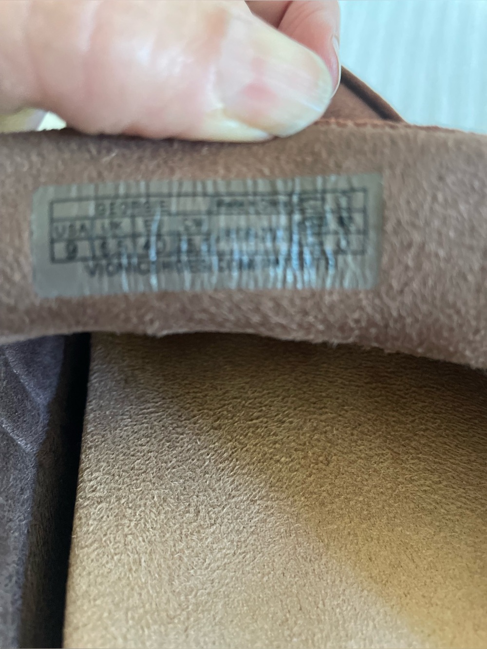 Vionic Rust Brown Suede Chain-Link Slide Mules SZ 9 - Picture 8 of 8